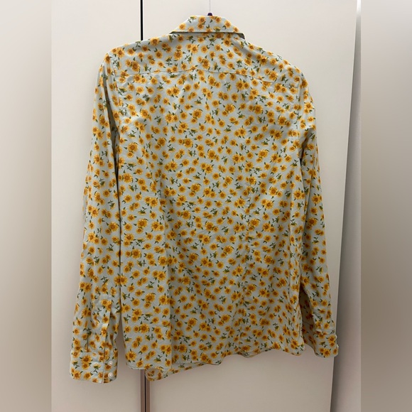 Lands End pattern dress shirt size 12 - Picture 2 of 6